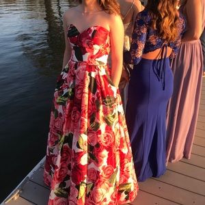 Strapless Prom Dress